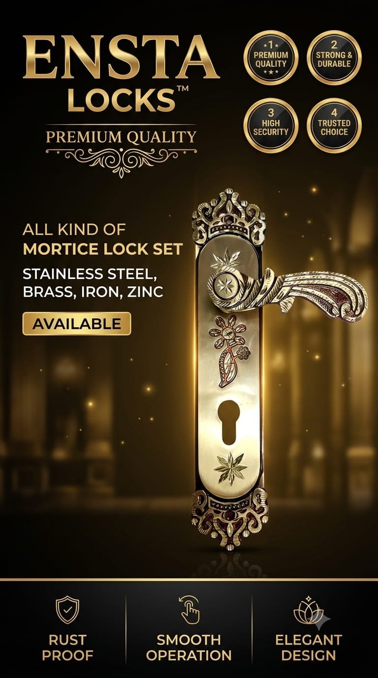 Brass Full Body Mortice Locks